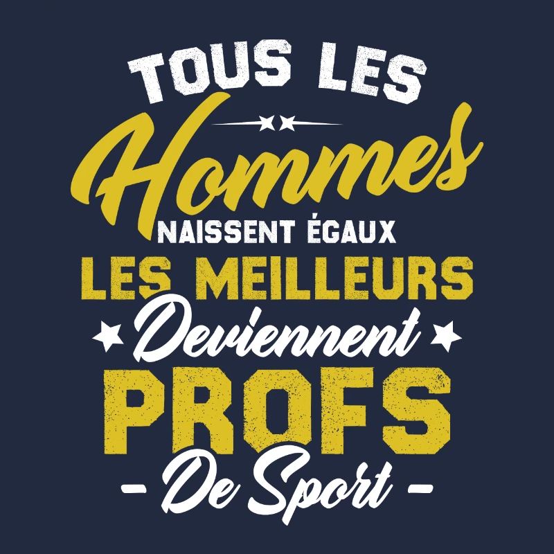 Les meilleurs hommes deviennent profs de sport