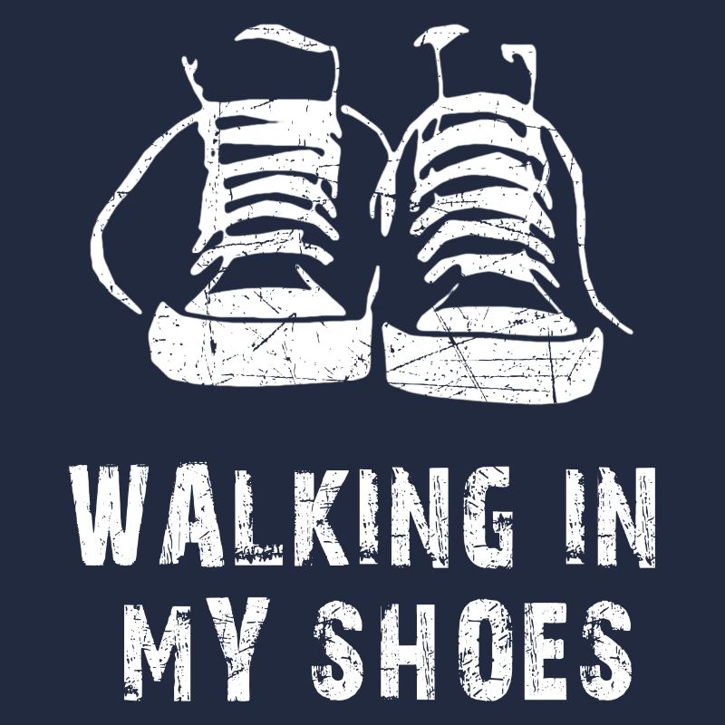 Baskets marchant dans mes chaussures