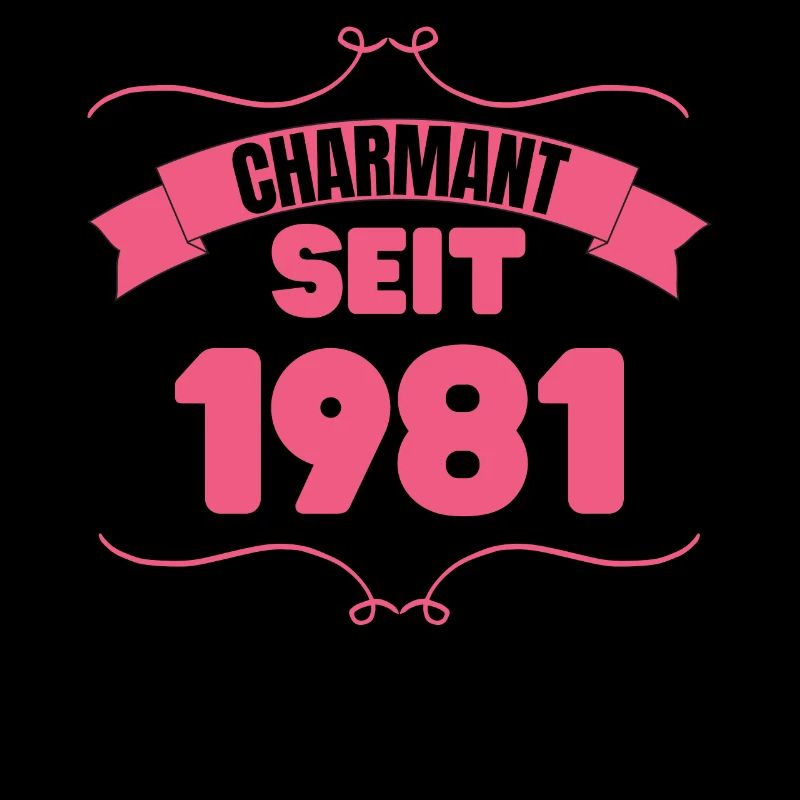 Charmant seit 1980 Geburtstagsfeier 43. Geburtstag