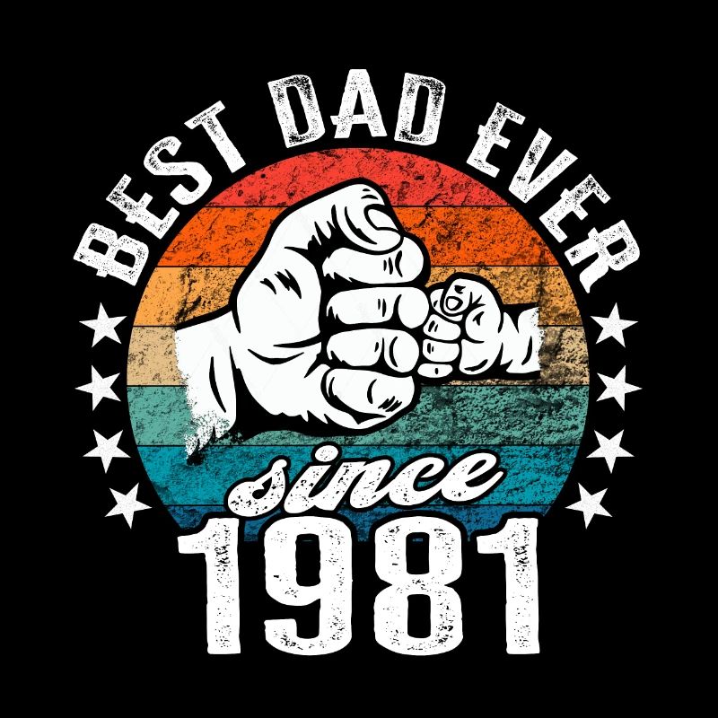Bester Papa der Welt seit 1981 Vatertag