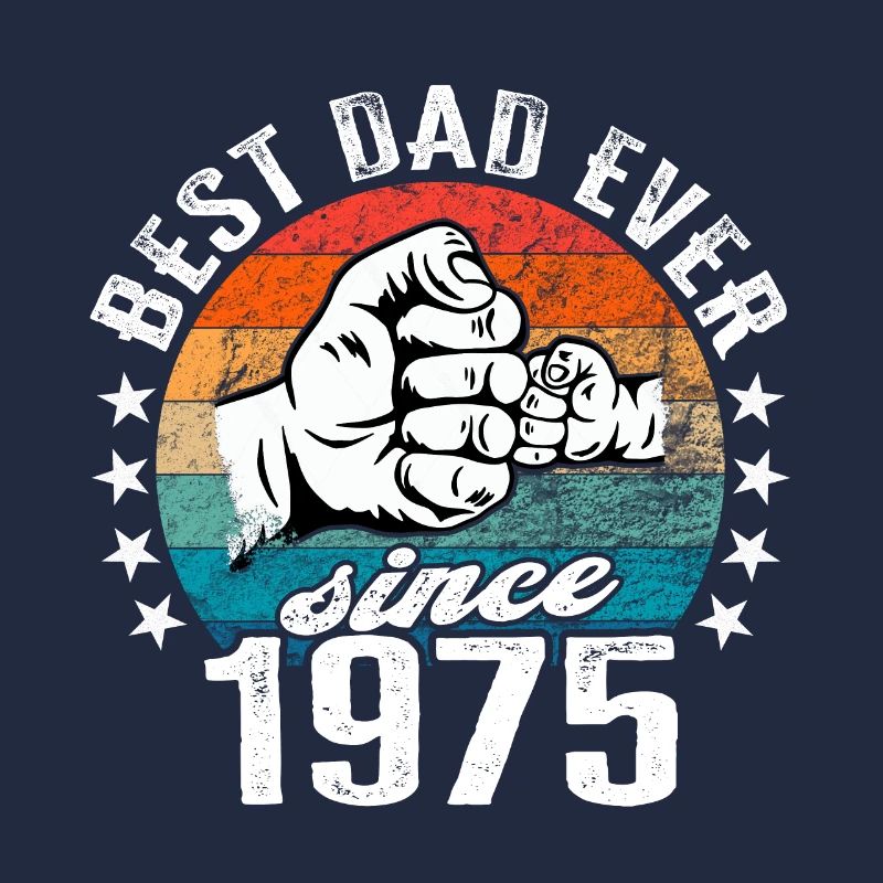 Bester Papa der Welt seit 1975 Vatertag