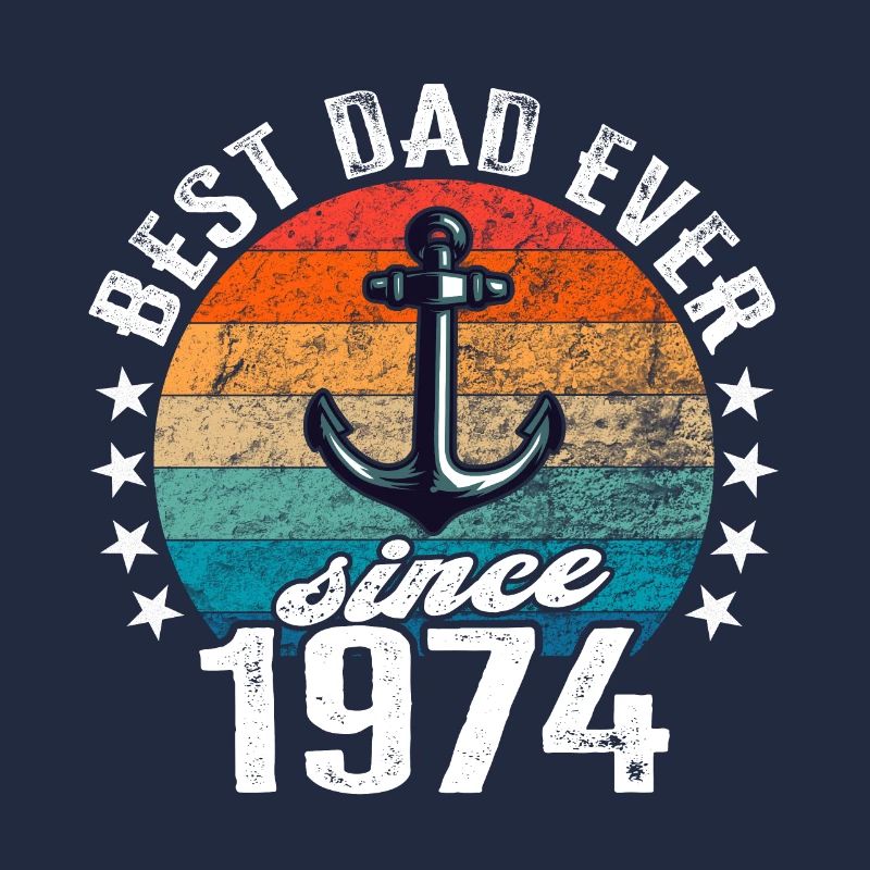 Bester Papa der Welt seit 1974 Anker