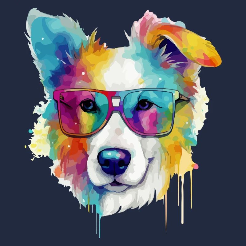 Rexo der Hund mit Brille