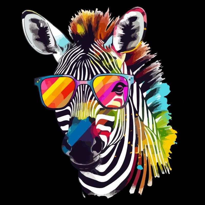 Zeb the bespectacled zebra