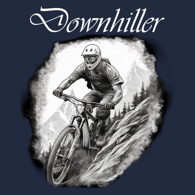 Downhiller white