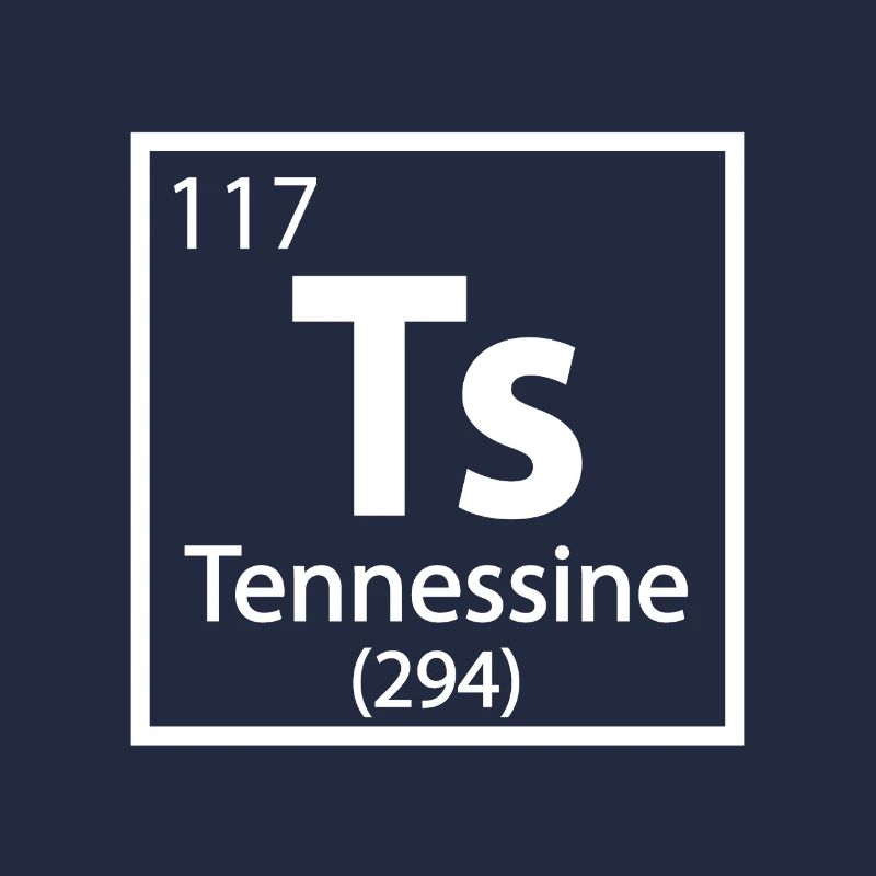 Periodensystem des Tennessine-Elements