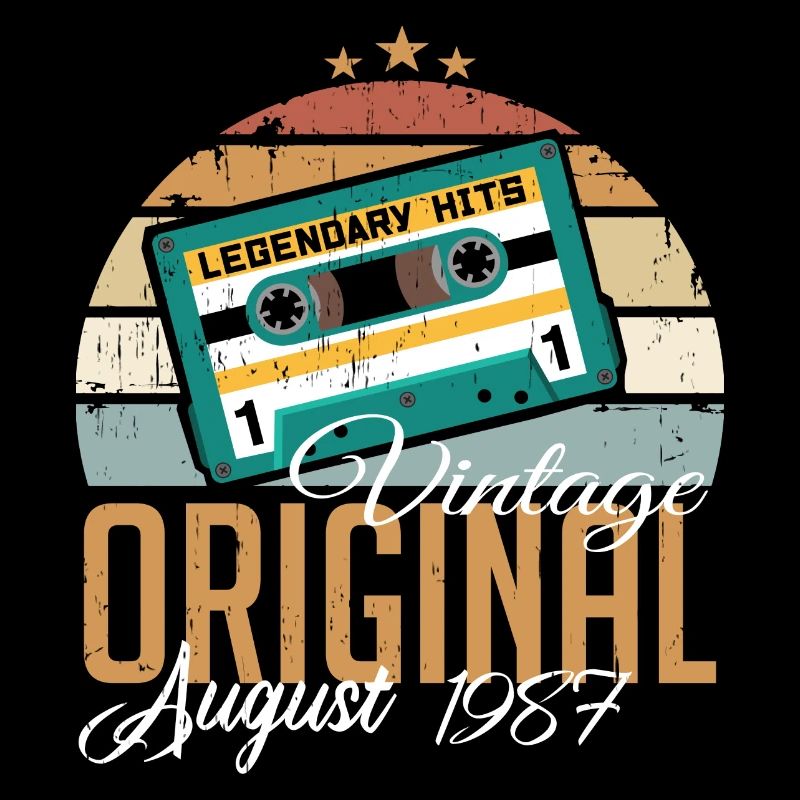 Août 1987 Anniversaire 1987 Légendes Août