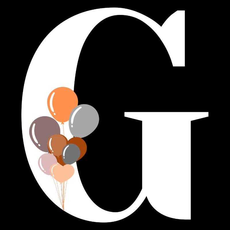 Buchstabe g Geburtstagsballon