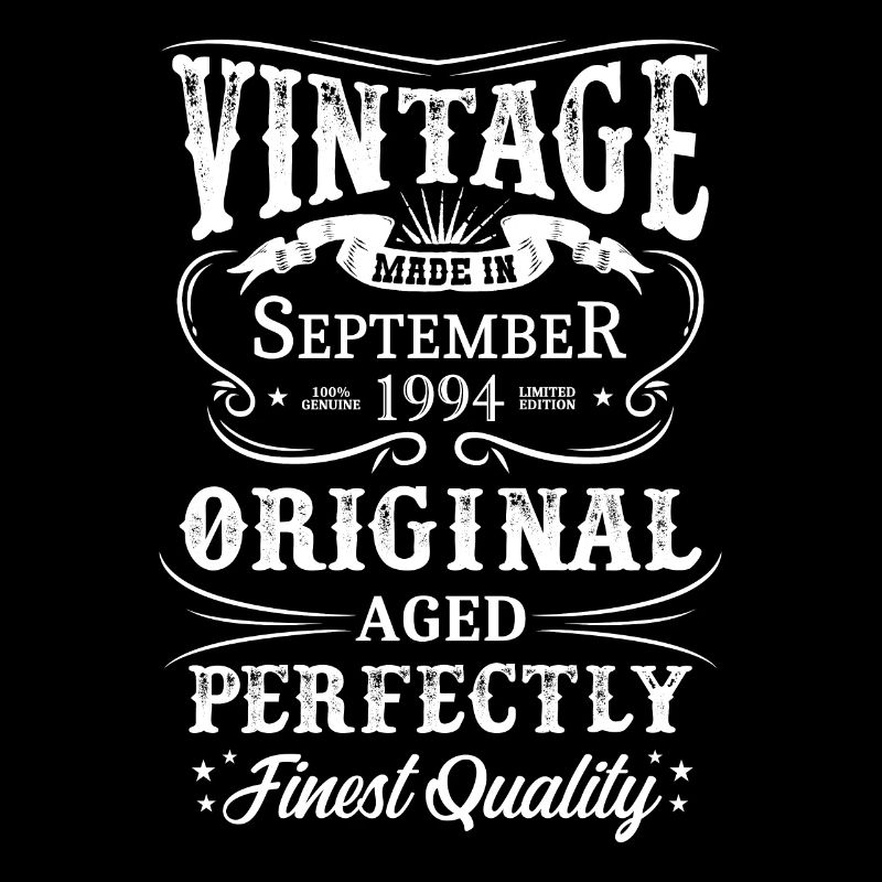 Vintage Made In 1994 Year September 1994