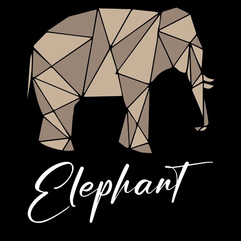 Éléphant Géométrique