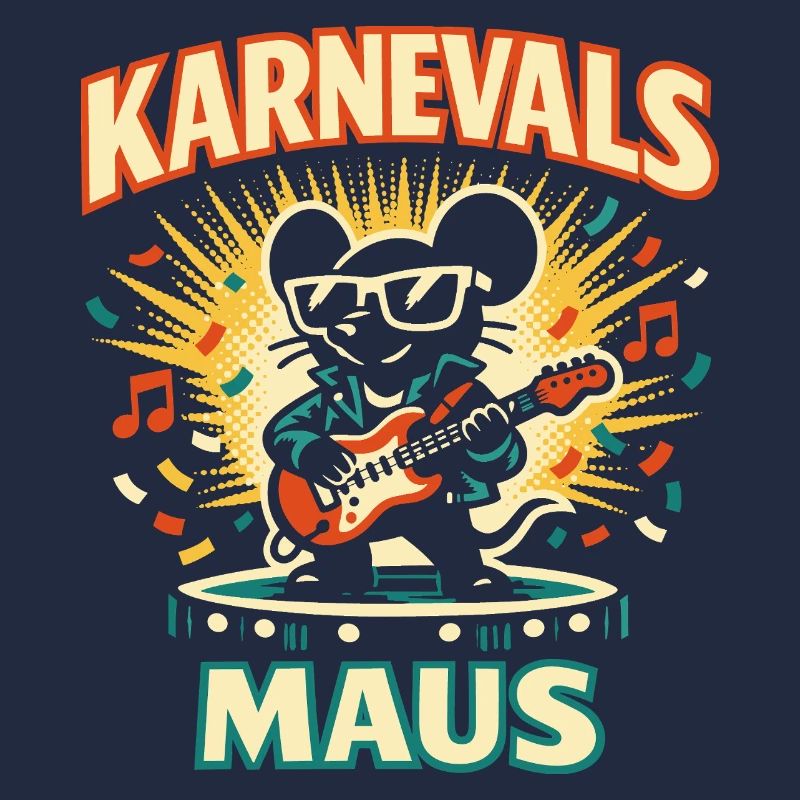 Karneval Mouse Rock Köln Geschenk Süß