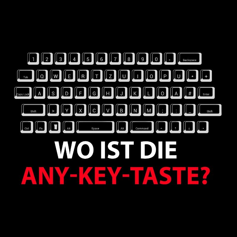 Where is the Any Key button? Any Key