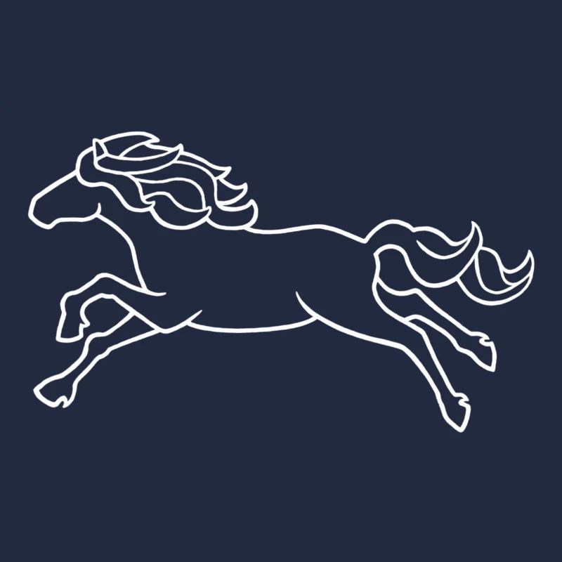 Galop, blanc