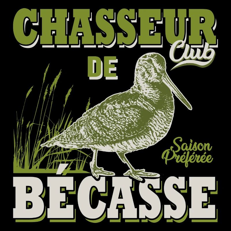 Chasseur de bécasse cadeau cool chasse chasser