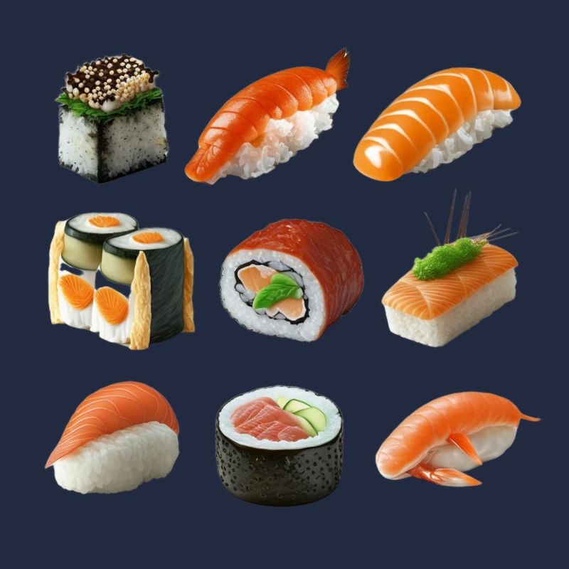 Different sushi variations