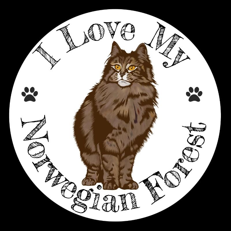 I Love My Brown Norwegian Forest