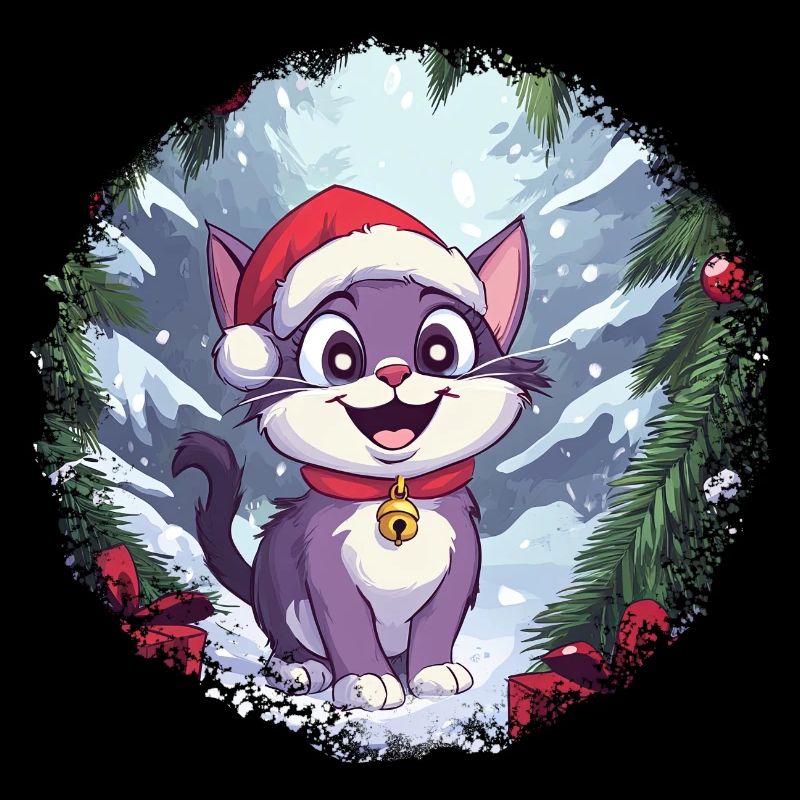 Katze Weihnachten