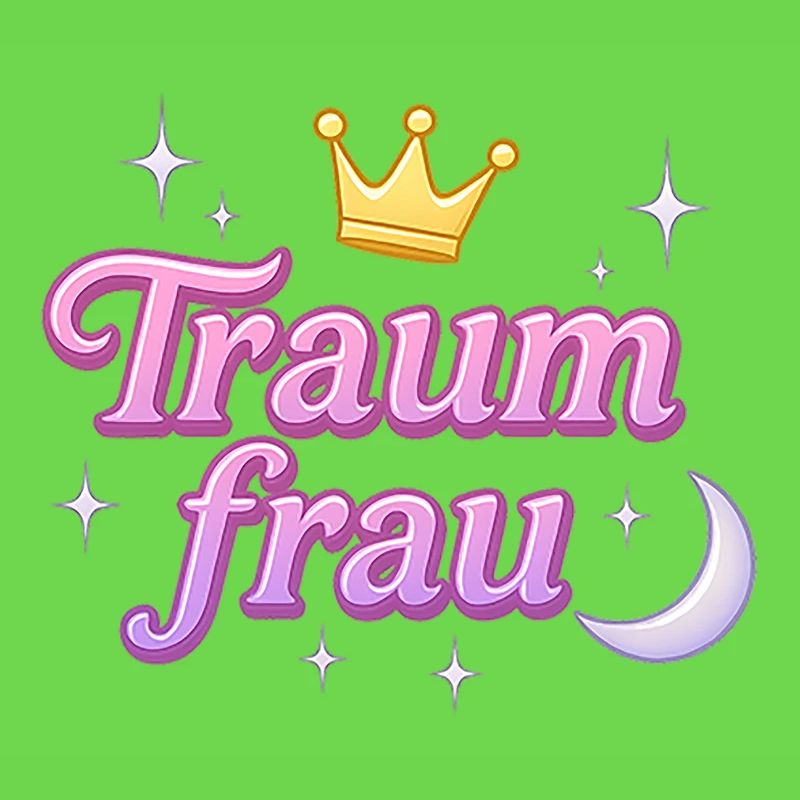 traumfrau / y2k statement spitzname design