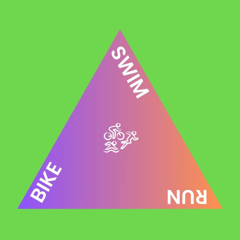 Triathlon Triangle Gradient