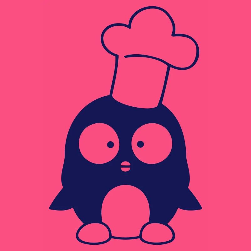 Penguin Kitchen Chef Hat Cuisine