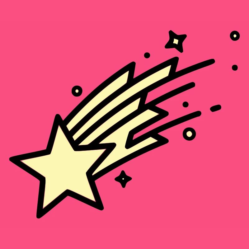Shooting Star Comet Comic