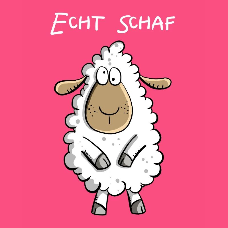 Echt Schaf I Cooles Schäfchen Comic Geschenk Fun