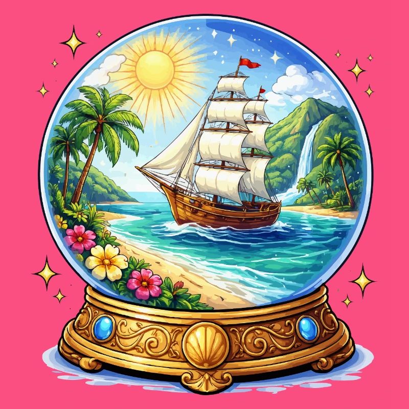 Ship's dream spherical image
