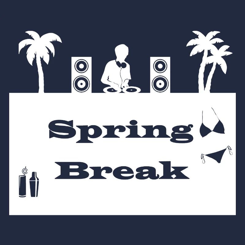 spring break blanc