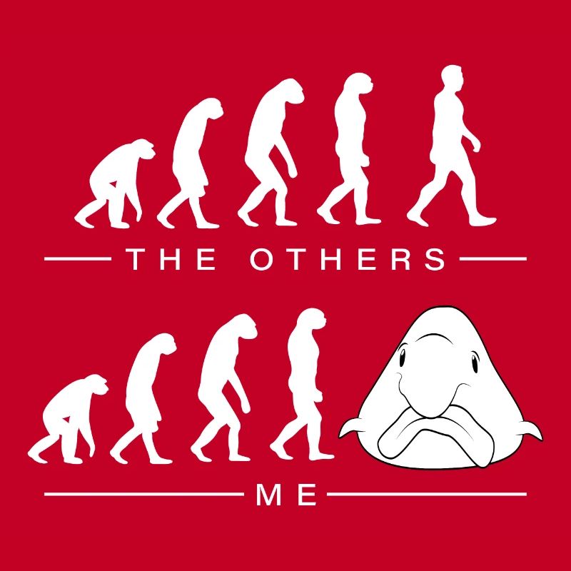 Die anderen und Ich Evolution Blobfisch lustig