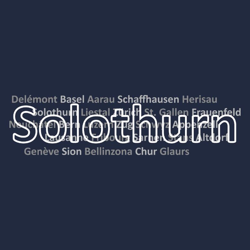 Schweizer Städte Solothurn