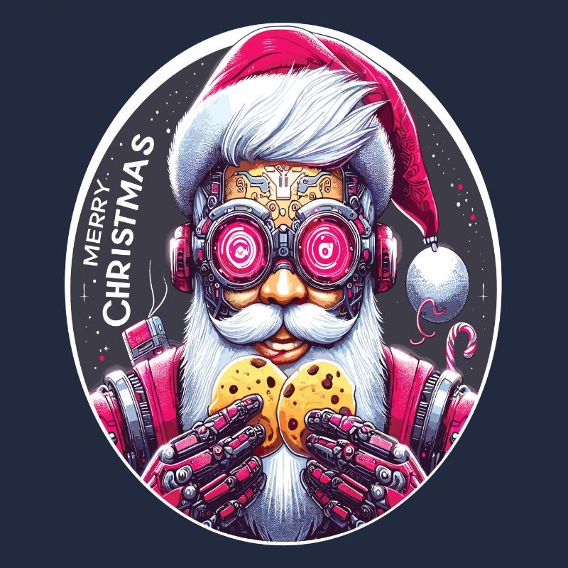 Weihnachtsmann Cyberpunk