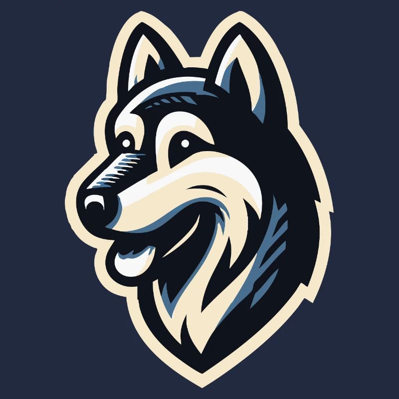 Husky de profil