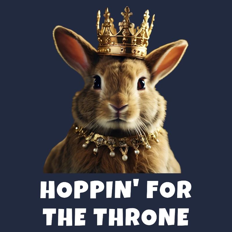 Hoppin' for the Throne rabbit lover