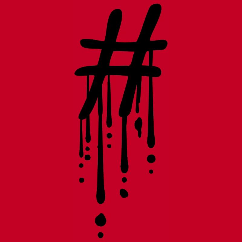 Hashtag Graffiti Drop