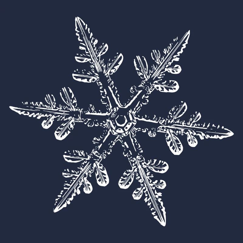 snowflake 8 white