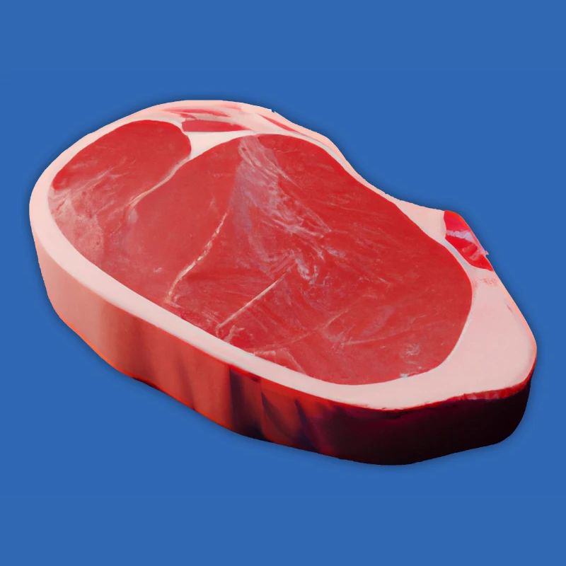 Comic Steak als 3D Kunst - Fleisch Geschenkidee