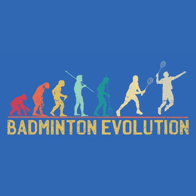 Badminton Evolution Zeitleiste Design