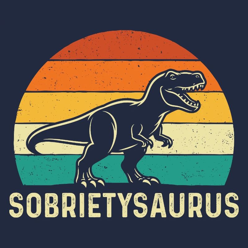 Sobrietysaurus Drôle de rétablissement sobre, AA NA