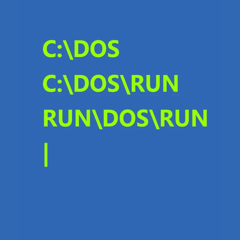 C: \ Dos C: \ Dos \ Exécuter \ Run \ Dos \ Run
