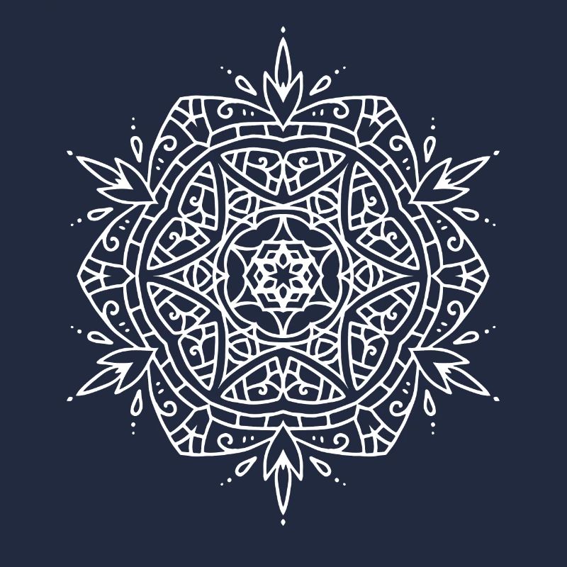 mandala fleuri
