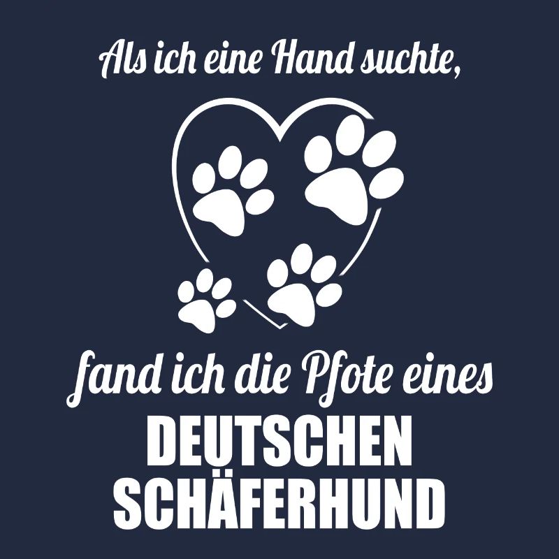 Hand & Pfote - Spruch - Deutscher Schäferhund