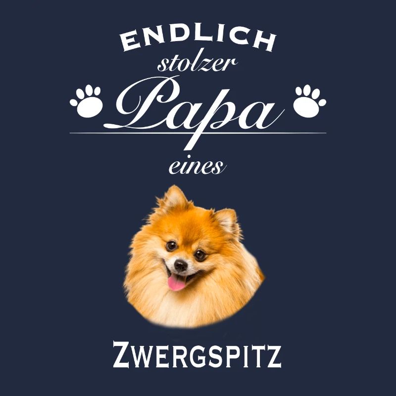 Endlich stolzer Papa - Zwergspitz