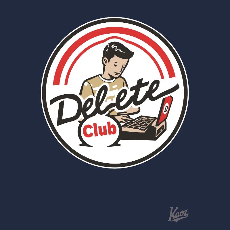 Nerd informatique du club de suppression