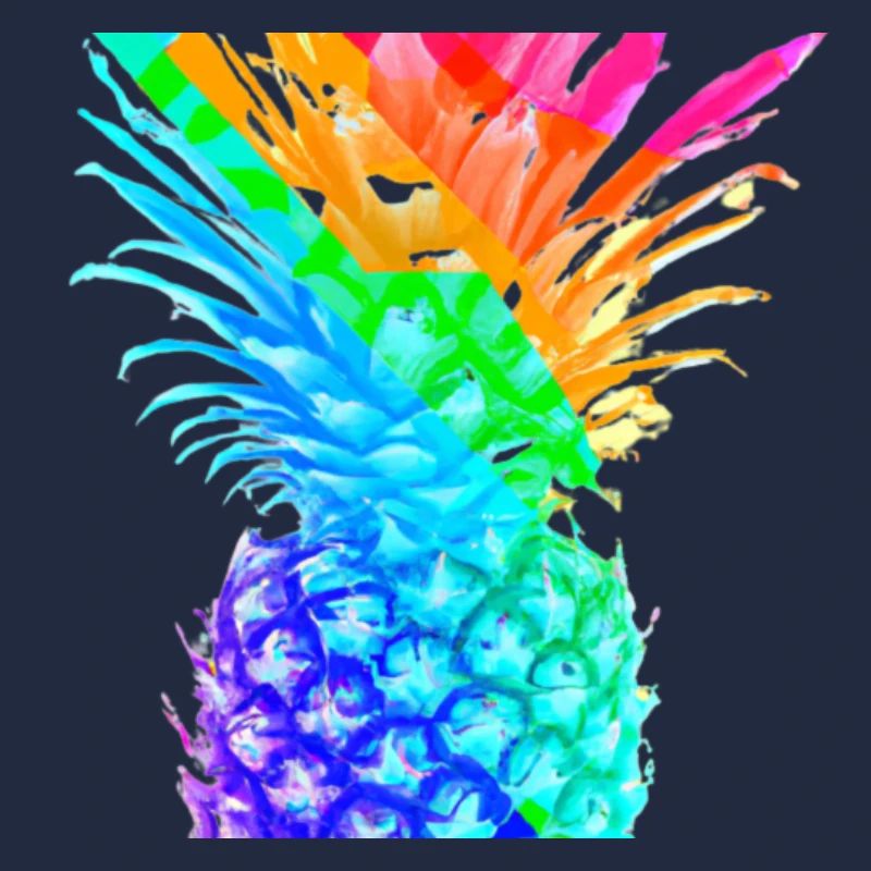 Colorful Pineapple Rainbow Cool Gift Idea