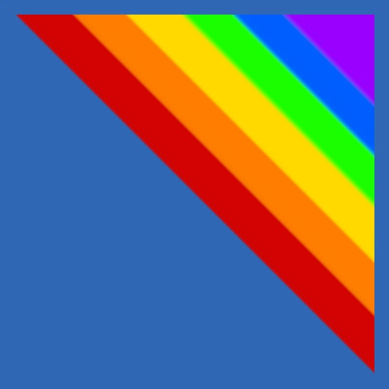 Ecke bunt Regenbogen Geschenkidee