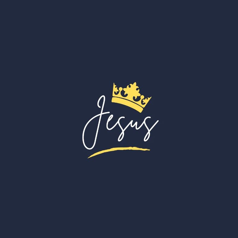 Jesus Crown Script Tee