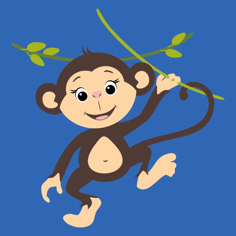 Happy smiling monkey