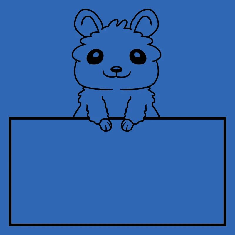 Insert Text Shield Hamster