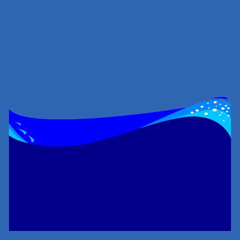 Dark Blue Wave Background