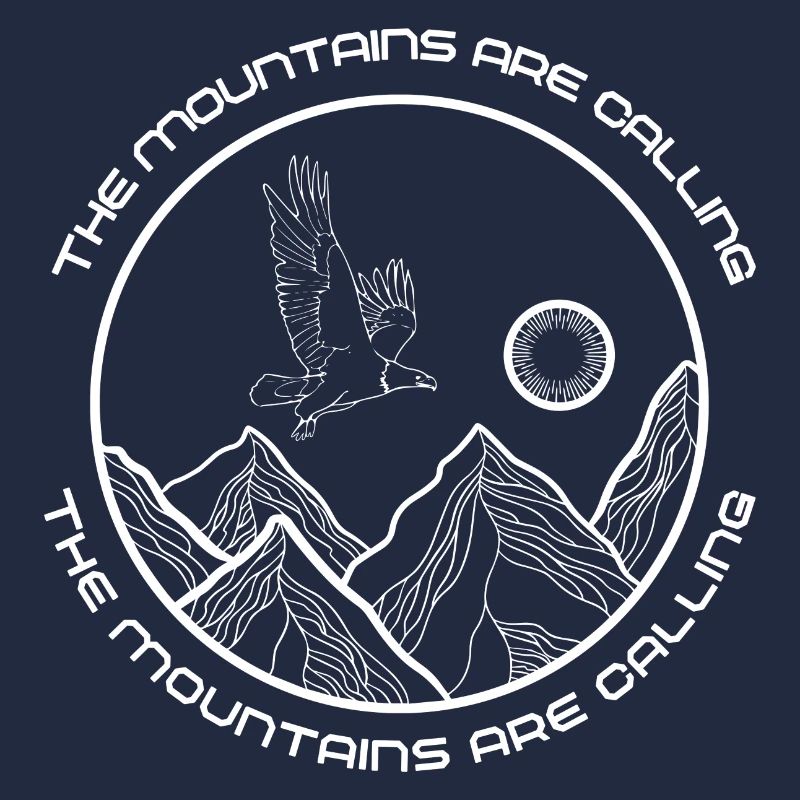 The mountains are calling white